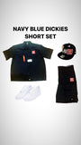 DICKIES MEN'S (BLACK) SIZE S-2XL 3XL SHORT SLEEVE WORK SHIRT SHOP MECHANICS 1574 (NAVY BLUE)