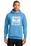 AQUATIC BLUE PULLOVER HOODIE