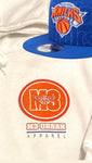 PREMIUM "NEW YORK KNICK WHITE" PULLOVER FLEECE HOODIE (ONLY)