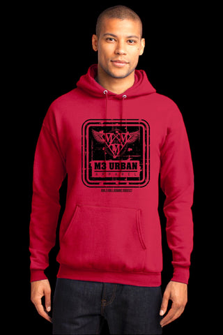 RED PULLOVER HOODIE