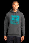 CHARCOAL PULLOVER HOODIE