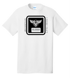 PREMIUM WHITE SHIRT (BLACK LOGO)