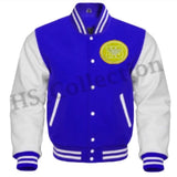 PREMIUM VARSITY LETTERMEN JACKET (ROYAL BLUE) S - 6X