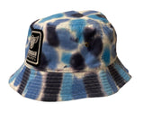 BUCKET HAT (NAVY BLUE CANDY CRUSH TIE-DYE) (S/M) (L/XL)