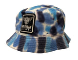 BUCKET HAT (NAVY BLUE CANDY CRUSH TIE-DYE) (S/M) (L/XL)