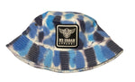 BUCKET HAT (NAVY BLUE CANDY CRUSH TIE-DYE) (S/M) (L/XL)