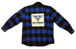 MEN'S PREMIUM BLUE AND BLACK HEAVYWEIGHT LUMBERJACK SHIRT S-4X