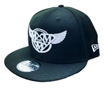 NEW ERA BLACK SNAPBACK HAT