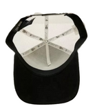 NEW ERA 9FORTY BLACK AND WHITE TRUCKER HAT