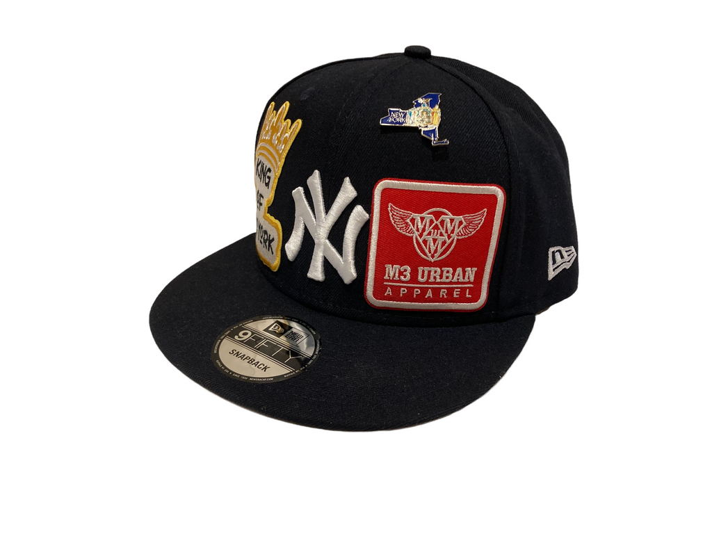 LIMITED EDITION “KING OF NEW YORK” NEW ERA SNAPBACK $65 AND FITTED HAT – M3  URBAN APPAREL