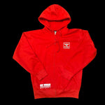 PREMIUM RED FULL ZIP UP FLEECE SWEATSUIT S - 3X