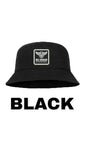 BLACK BUCKET HAT (S/M) (L/XL)